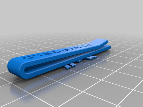 Byr Westworld kravat klibi (Plastik Aparattır!!!) 3D - Resim 4