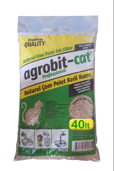 Agrobit Cat Pelet Kedi Kumu 40 lt