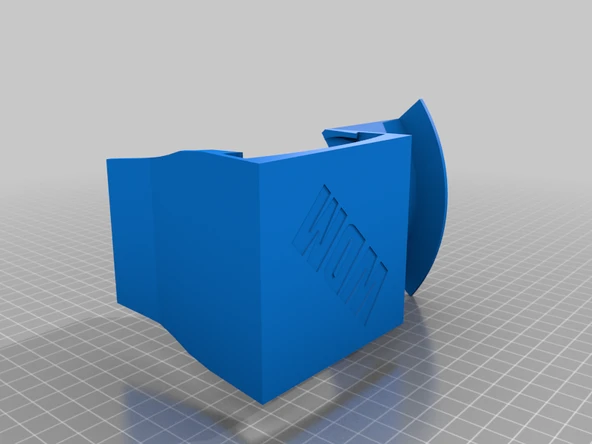 Byr Kabine monte kafa telefon tutucusu (Sadece Plastik Aparattır!!!) 3D - 3