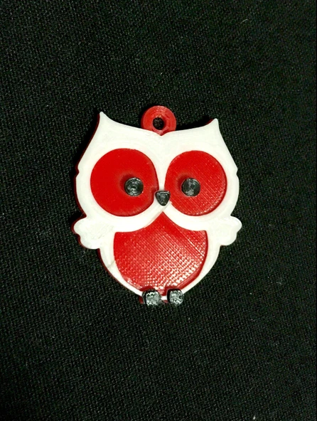 Byr Baykuş anahtarlık anahtarlık çekicilik kolye vb (Plastik Aparattır!!!) 3D - Resim 4