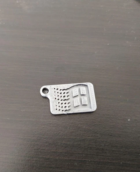 Byr Klasik Windows Anahtarlık (Plastik Aparattır!!!) 3D - Resim 3