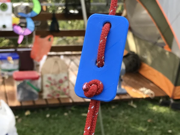 Byr Kamp İpi (4mm) Ayarlayıcı/Bağlantı Elemanı (Sadece Plastik Aparattır!!!) 3D - 2