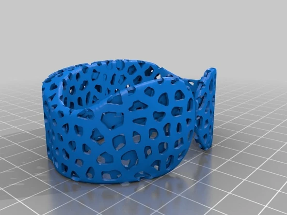 Voronoi Odalı Bilezik (Plastik Aparattır!!!)