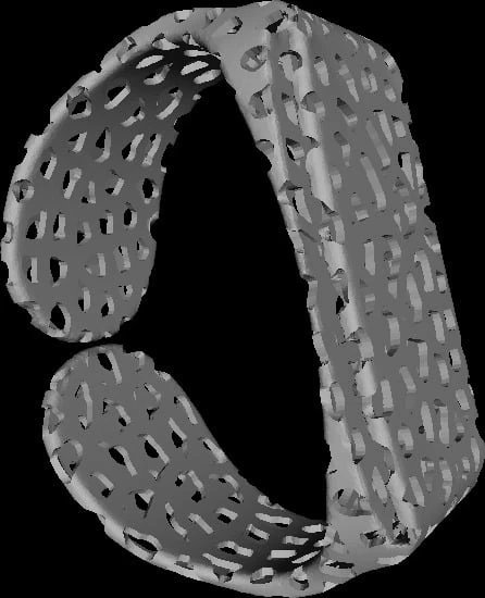 Byr Voronoi Odalı Bilezik (Sadece Plastik Aparattır!!!) 3D - Resim 2