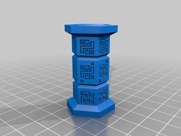 Byr Delving Dekor: Kiklop Sütunu (28 mm/Destansı ölçek) (Sadece Plastik Aparattır!!!) 3D - 3
