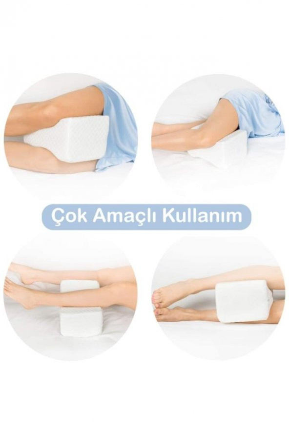 Soft Visco Bacak Arası Uyku Yastığı Ortopedik Yastık Minder - Resim 5