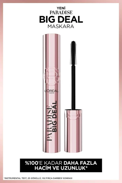 L'Oreal Paris Paradise Big Deal Maskara - Siyah 9.9 ml