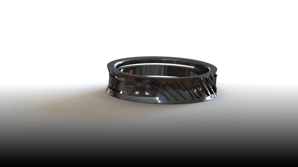 Byr unum kabartmalı yüzük (Plastik Aparattır!!!) 3D - Resim 3