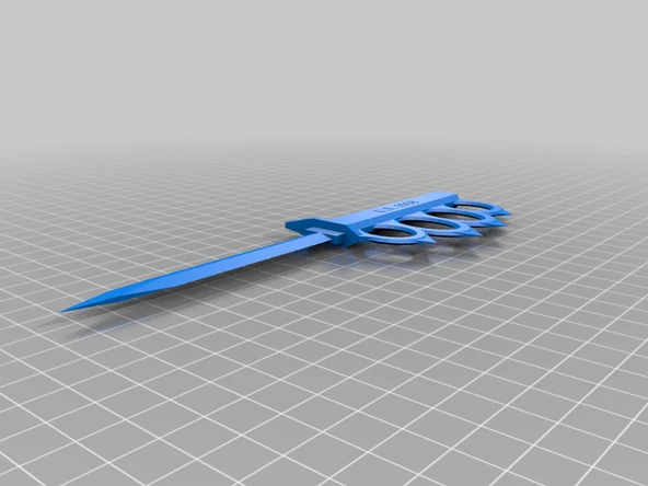 Byr 1. Dünya Savaşı 1918 Hendek bıçağı (Sadece Plastik Aparattır!!!) 3D - Resim 3