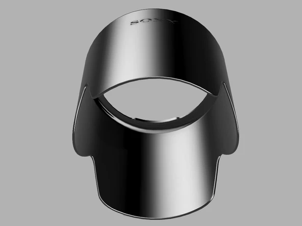 Byr Helios-44m-7 58mm f2 (52mm) için Parasoley (Sadece Plastik Aparattır!!!) 3D - Resim 3