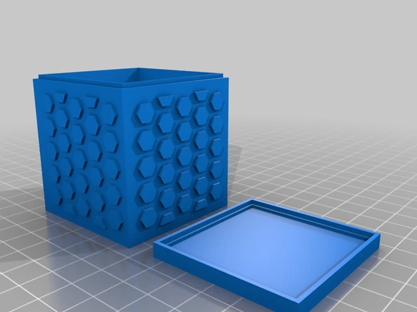Byr Bal Peteği Kutusu (Sadece Plastik Aparattır!!!) 3D - 2