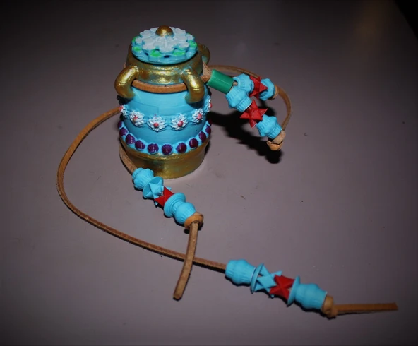 Byr Firavun Maskara Kabı (Sadece Plastik Aparattır!!!) 3D - 4