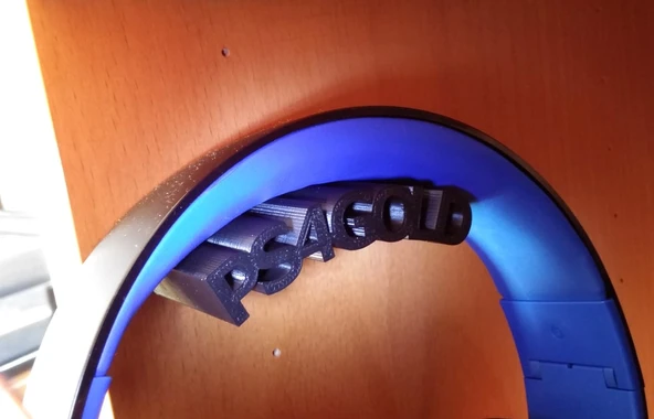 PS4 Altın Kablosuz kulaklık tutucu (Plastik Aparattır!!!)