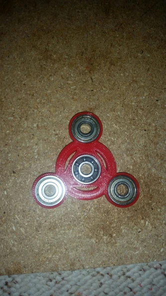 Byr Fidget Spinner Oyuncak - Trispinner (Plastik Aparattır!!!) 3D - Resim 4