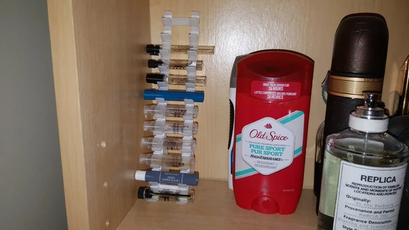 Byr Parfüm/Kolonya Numune Tutucu (Sadece Plastik Aparattır!!!) 3D - 3