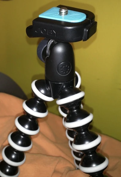 Byr Joby GorillaPod Hybrid Hızlı Çıkarılabilir Klips / Ayakkabı / Plaka (Plastik Aparattır!!!) 3D - 1