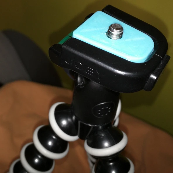 Byr Joby GorillaPod Hybrid Hızlı Çıkarılabilir Klips / Ayakkabı / Plaka (Plastik Aparattır!!!) 3D - 4