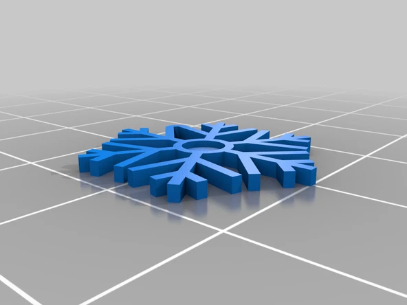 Byr Kar Tanesi Küpe (Plastik Aparattır!!!) 3D - 3