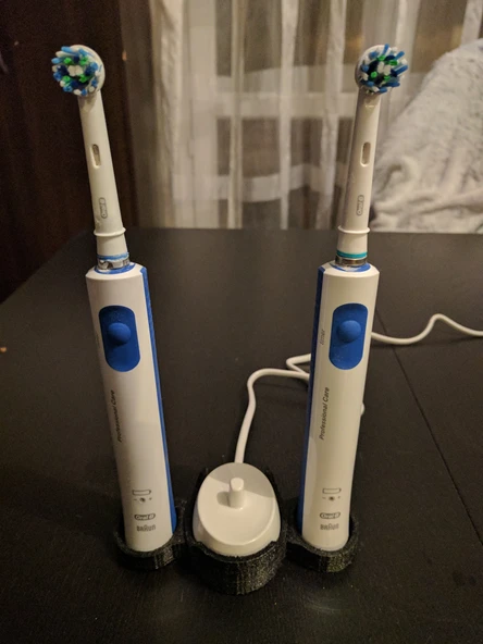 Byr Oral-B Pro İstasyonu (çift) (Sadece Plastik Aparattır!!!) 3D - 2
