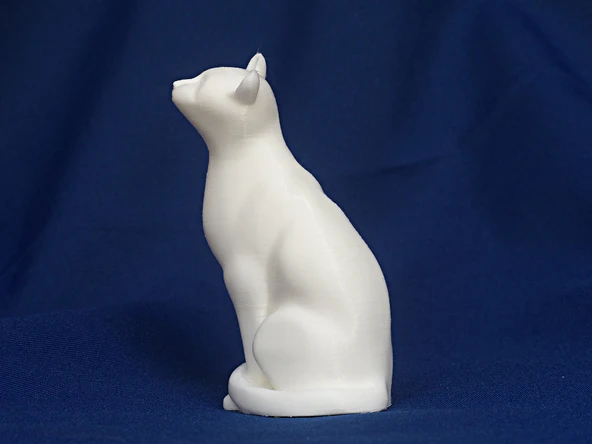 Byr Jean Gordon'un oymaları Oturan kedi (Plastik Aparattır!!!) 3D - 5