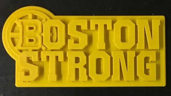 Bruins Boston Güçlü Logosu (Plastik Aparattır!!!)