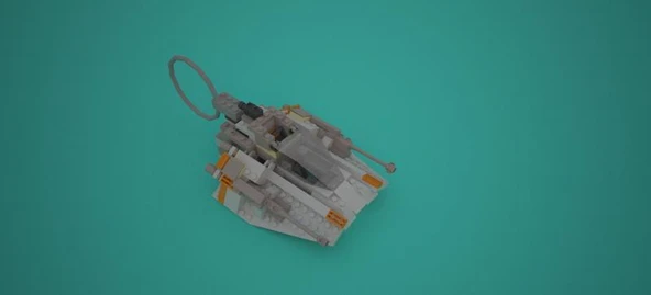 Byr Klasik Lego Tuğla Süsleme (Sadece Plastik Aparattır!!!) 3D