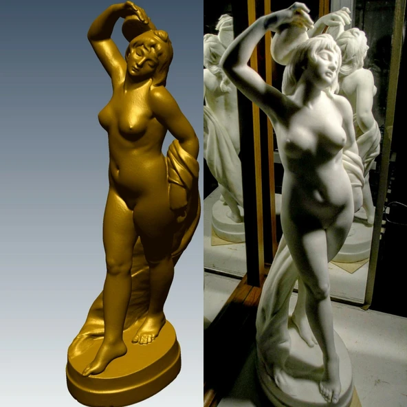 Byr Bacchante, Jean Jules Pendariès (arşiv kalitesi) (Plastik Aparattır!!!) 3D - 4