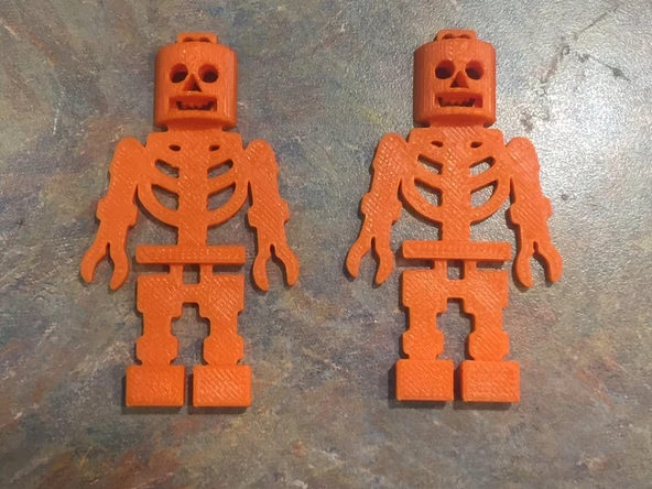 minifigure cadılar bayramı iskeleti (Plastik Aparattır!!!)