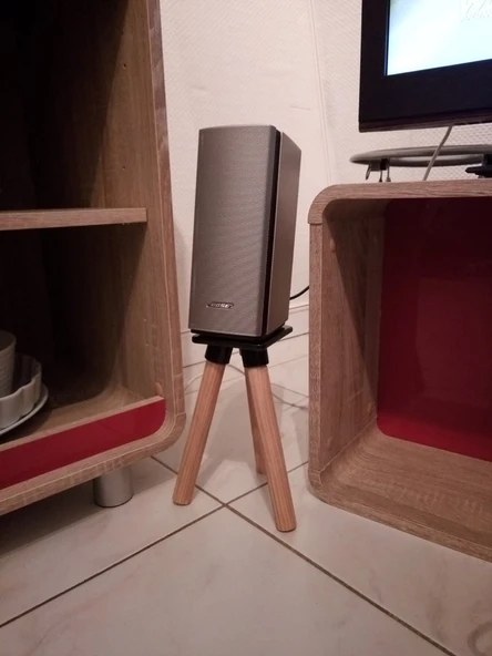 Ahşap Hoparlör Standı (Plastik Aparattır!!!)