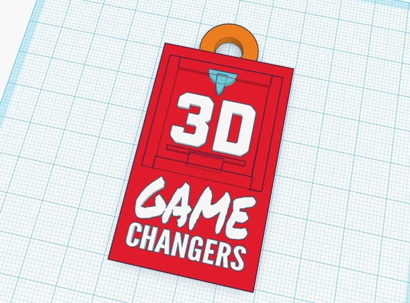 3D oyun değiştiriciler anahtarlık (Plastik Aparattır!!!)