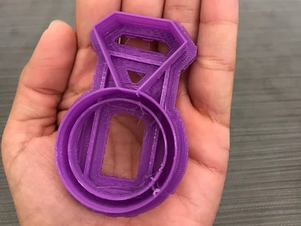 Byr Elmas Yüzük Çerez Kesici (Plastik Aparattır!!!) 3D - Resim 3