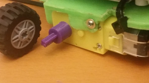 TT Motor Akıllı Arabadan Lego Aks Adaptörüne - Lütfen geri bildirimlerinizi, beğenilerinizi, fotoğraflarınızı gönderin :-).... (Plastik Aparattır!!!) - 3