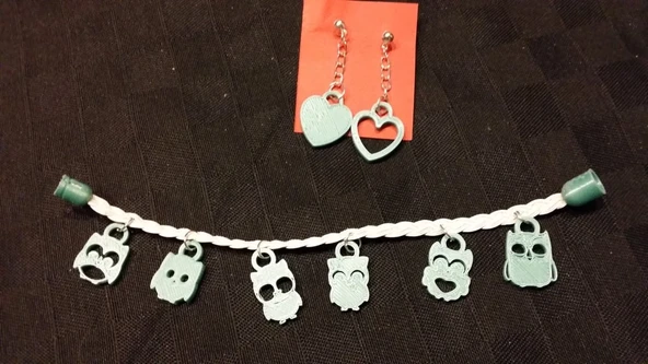 Byr Bilezik için kolye baykuş (Plastik Aparattır!!!) 3D ürün görseli