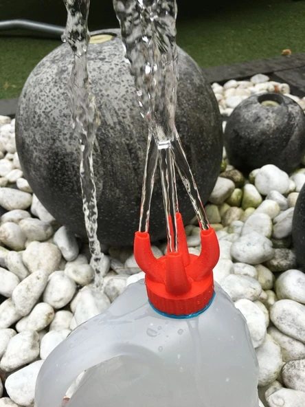 Byr 4 yakınsak nozullu 1,6L/38,8 mm süt şişesi için vidalı kapak (Sadece Plastik Aparattır!!!) 3D