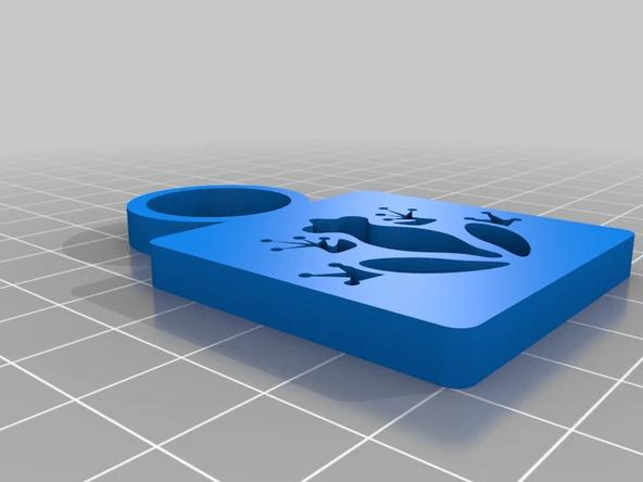 Byr Kurbağa Kolye (Sadece Plastik Aparattır!!!) 3D - Resim 3