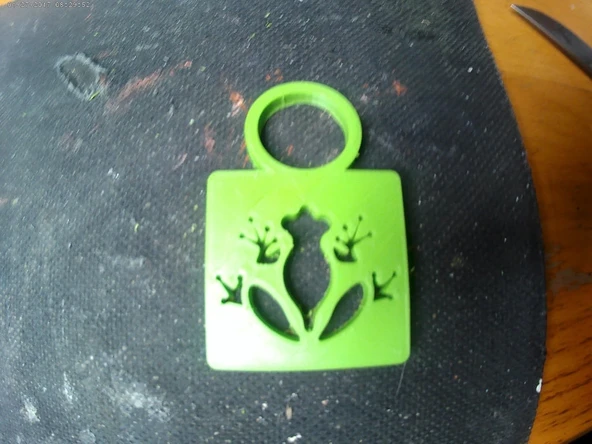 Byr Kurbağa Kolye (Sadece Plastik Aparattır!!!) 3D - Resim 4