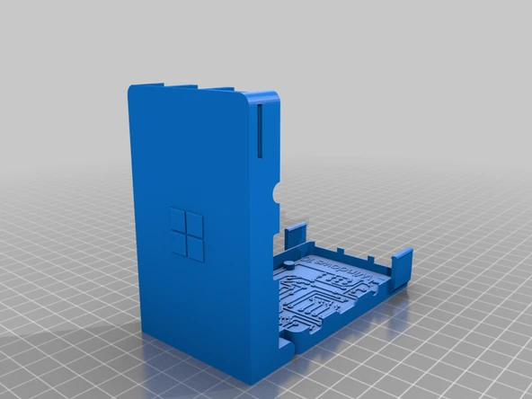 Byr Raspberry Pi 3 Kasası Windows 10 (Sadece Plastik Aparattır!!!) 3D - 2