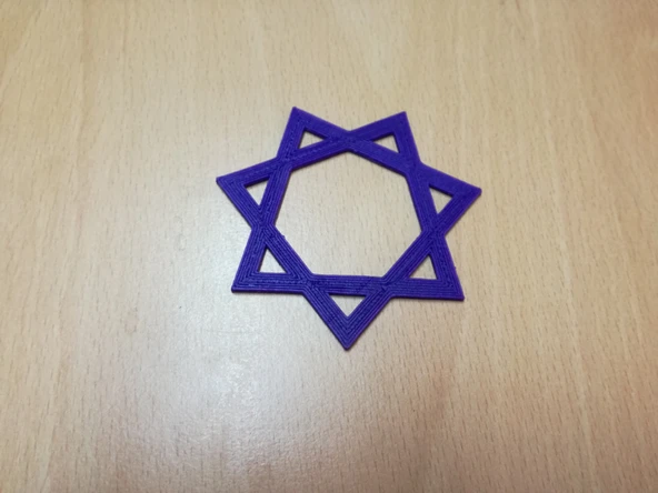 Byr Geniş heptagram kolye (Plastik Aparattır!!!) 3D - Resim 2