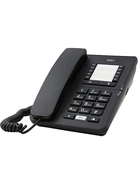 Karel TM142 Kablolu Telefon - Siyah