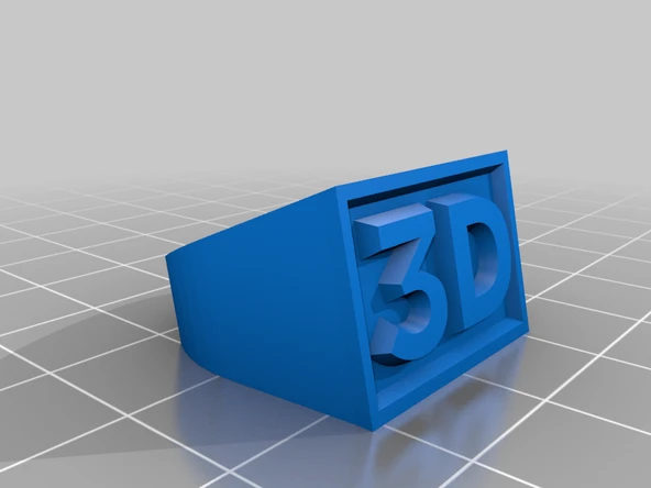 Byr 3D Yüzük (Plastik Aparattır!!!) 3D - Resim 3