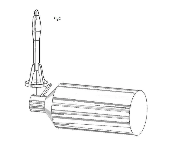 Byr Roket Bilimi - Konserve Hava Roketi (Sadece Plastik Aparattır!!!) 3D - Resim 3