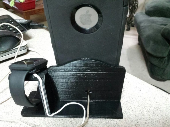 iPhone 6s+ ve Apple Watch Dock (OTTERBOX İÇİN) (Plastik Aparattır!!!)