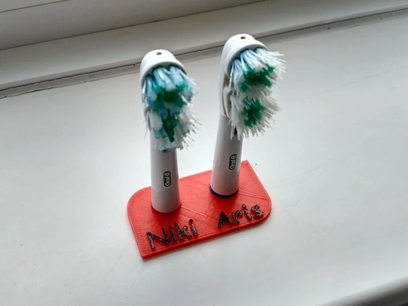 İki Oral-B / Braun için Diş Fırçalığı (Plastik Aparattır!!!)