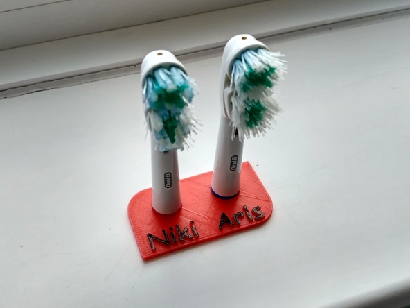 İki Oral-B / Braun için Diş Fırçalığı (Plastik Aparattır!!!) - 2