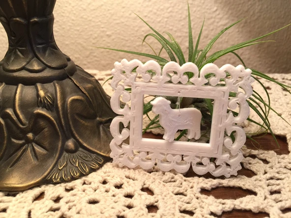 Byr Koyunlu küçük Viktorya dönemi çerçevesi (Sadece Plastik Aparattır!!!) 3D - Resim 3