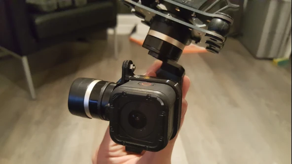 Feiyu Tech Mini 3D Gimbal Go Pro Oturum Adaptörü (Plastik Aparattır!!!) - 2