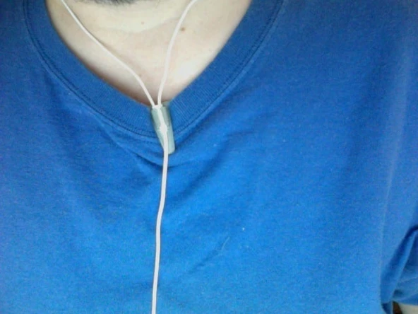 Byr Elma Kulak Tomurcuk Gömlek Klipsi (Plastik Aparattır!!!) 3D