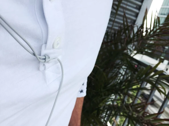 Byr Elma Kulak Tomurcuk Gömlek Klipsi (Plastik Aparattır!!!) 3D - 4