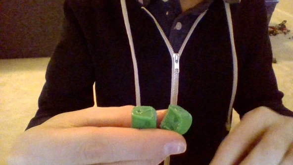 Byr Köşeleri Yuvarlatılmış 2 Taraflı Zar (Plastik Aparattır!!!) 3D - Resim 5