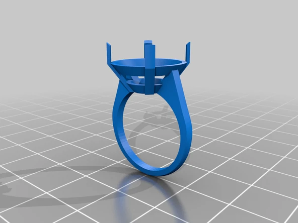 Byr Değerli taş yüzük (Plastik Aparattır!!!) 3D - Resim 3